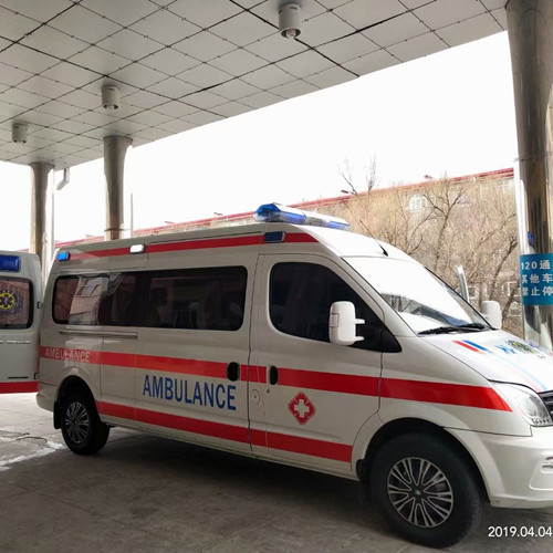 漳县救护车出租服务案例2